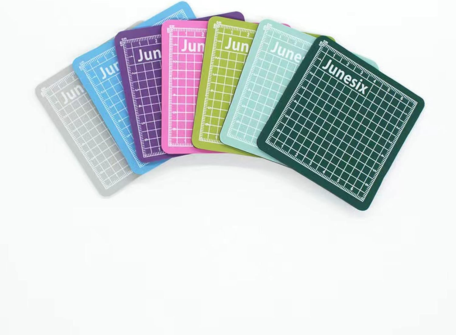 4Pieces Mini Cutting Pad Self Healing Craft Mat Small Sewing Cutting Mat Non-Slip Mini Cut Board for Scrapbooking Quilting Sewing Accessories image number 4