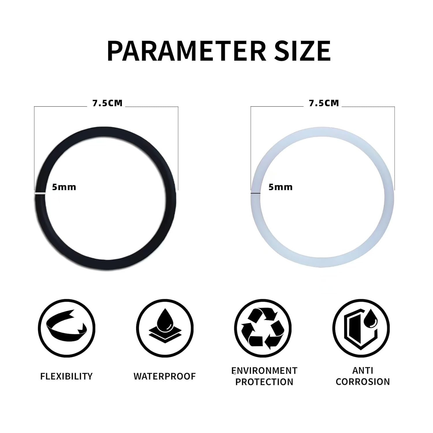 4 Pack Patella Knee Straps for Pain Relief，Knee Support Brace with Silicone Stabilizer，Elastic Patella Band for Running, Basketball, Hiking, Sports image number 1