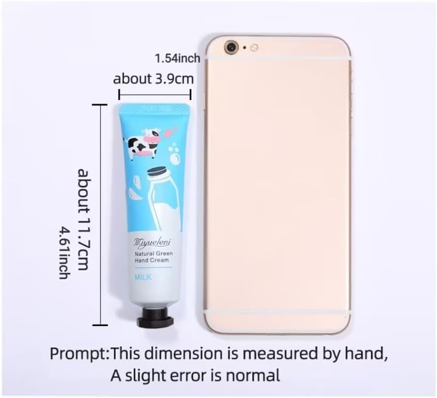 WOYAODONG Hand Cream Gift Set, 10 Pack Natural Botanical Mini Lotions, 30Ml Each, Assorted Fragrances Including Cherry Blossom, Rose, Green Tea image number 1