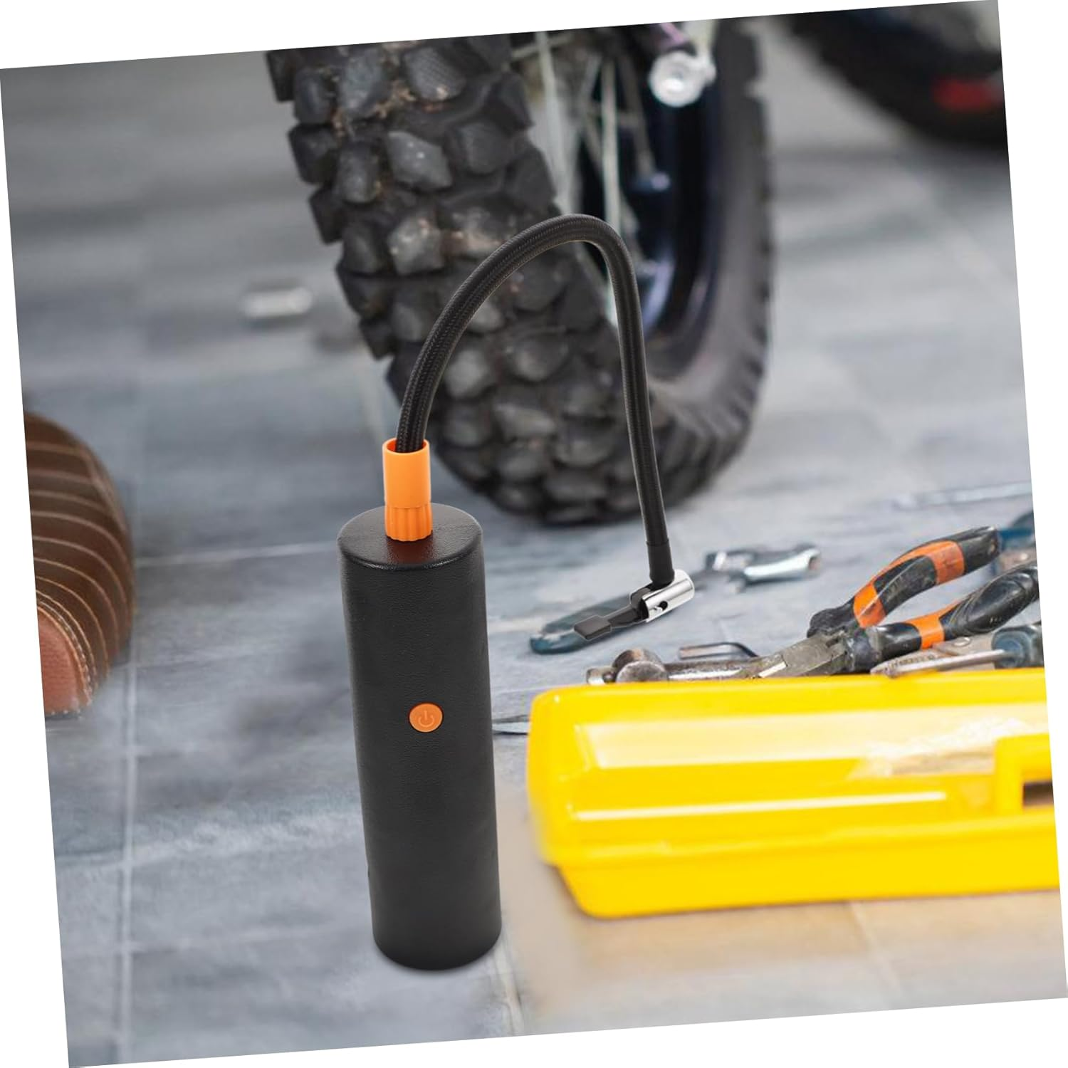 FELTECHELECTR Car Air Pump Portable Tire Inflator High Pressure Quick Inflation for Automotive Bike Motorcycle