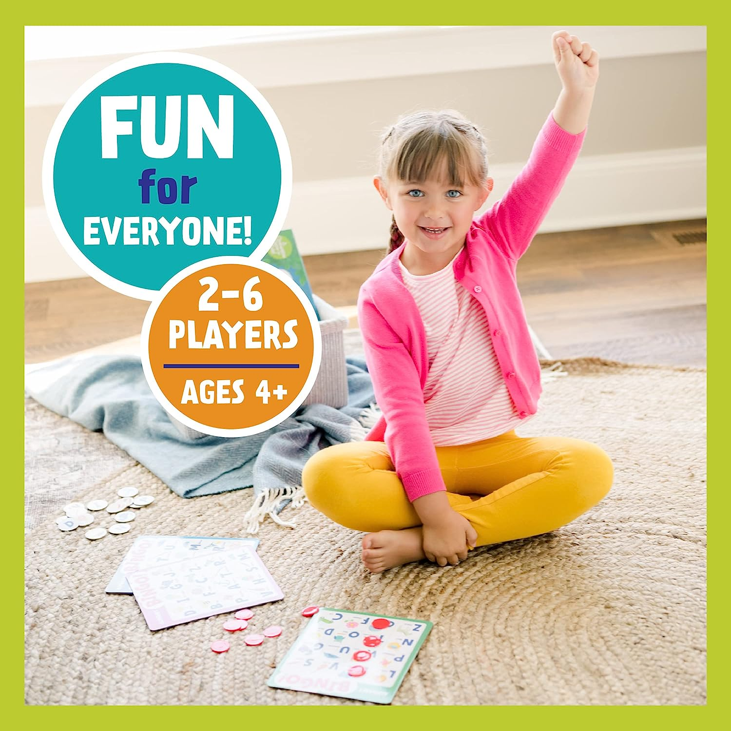 Peaceable Kingdom Alphabet Bingo Board Game for Kids Aged 4 and Up image number 5