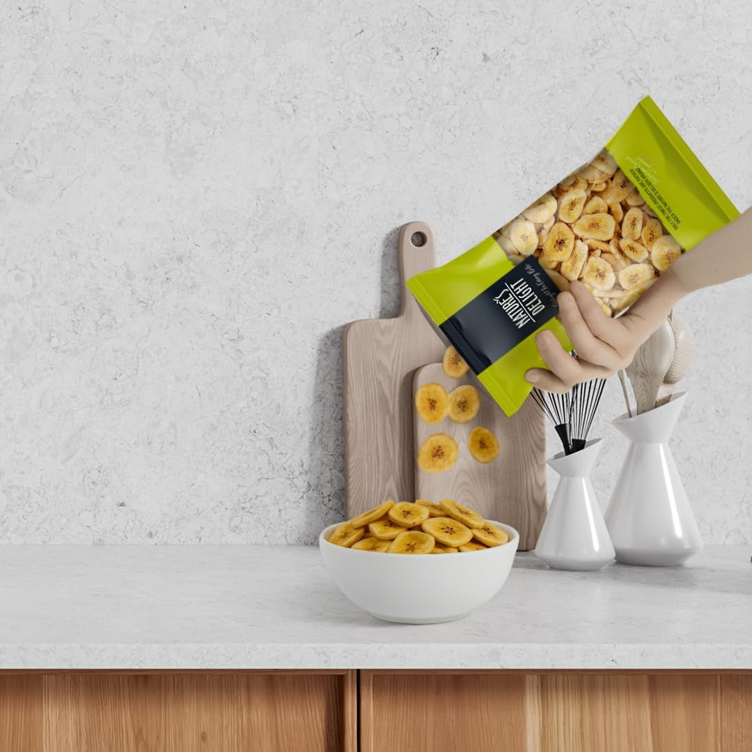 Natures Delight Banana Chips 300 G image number 1