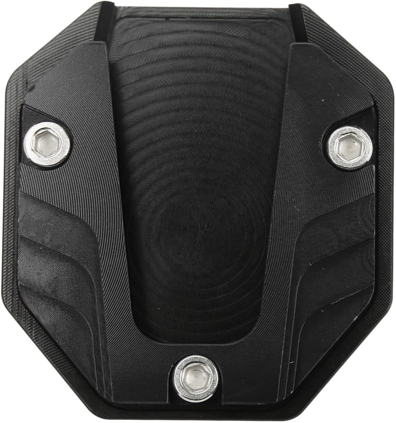 Motorcycle Kickstand Extension Pad Support Plate Motorcycle Kickstand Pad High Strength Sturdy Extender Motorbike Side Stand Shoe for Outdoor Surface Red Foot Controls