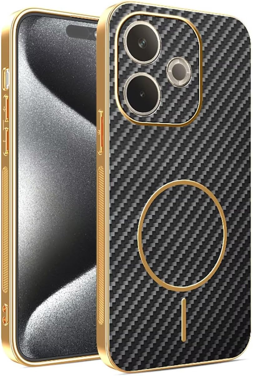COMAKU Ultra-Thin Electroplating PU Leather + TPU Silicone Case for OPPO A5 Pro 5G/4G, Stylish Skin Texture Is Non-Slip and Shockproof Magnetic Phone Case Cover - Black