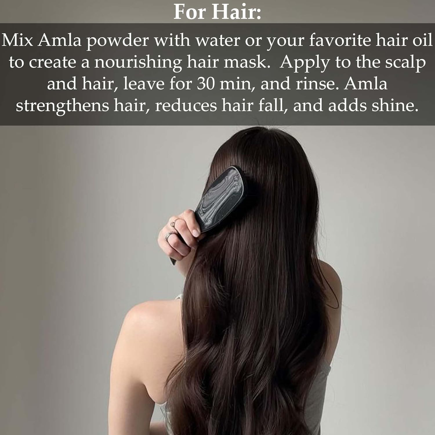 Amla Powder by Mi Nature| Amalaki or Indian Gooseberry |Vitamin C |Hair Care/Mask/Pack 454G (16 Oz) | Non-Gmo |Pure & Natural | Raw, Vegan, Gluten Free | Made in India Preservatives Free image number 3