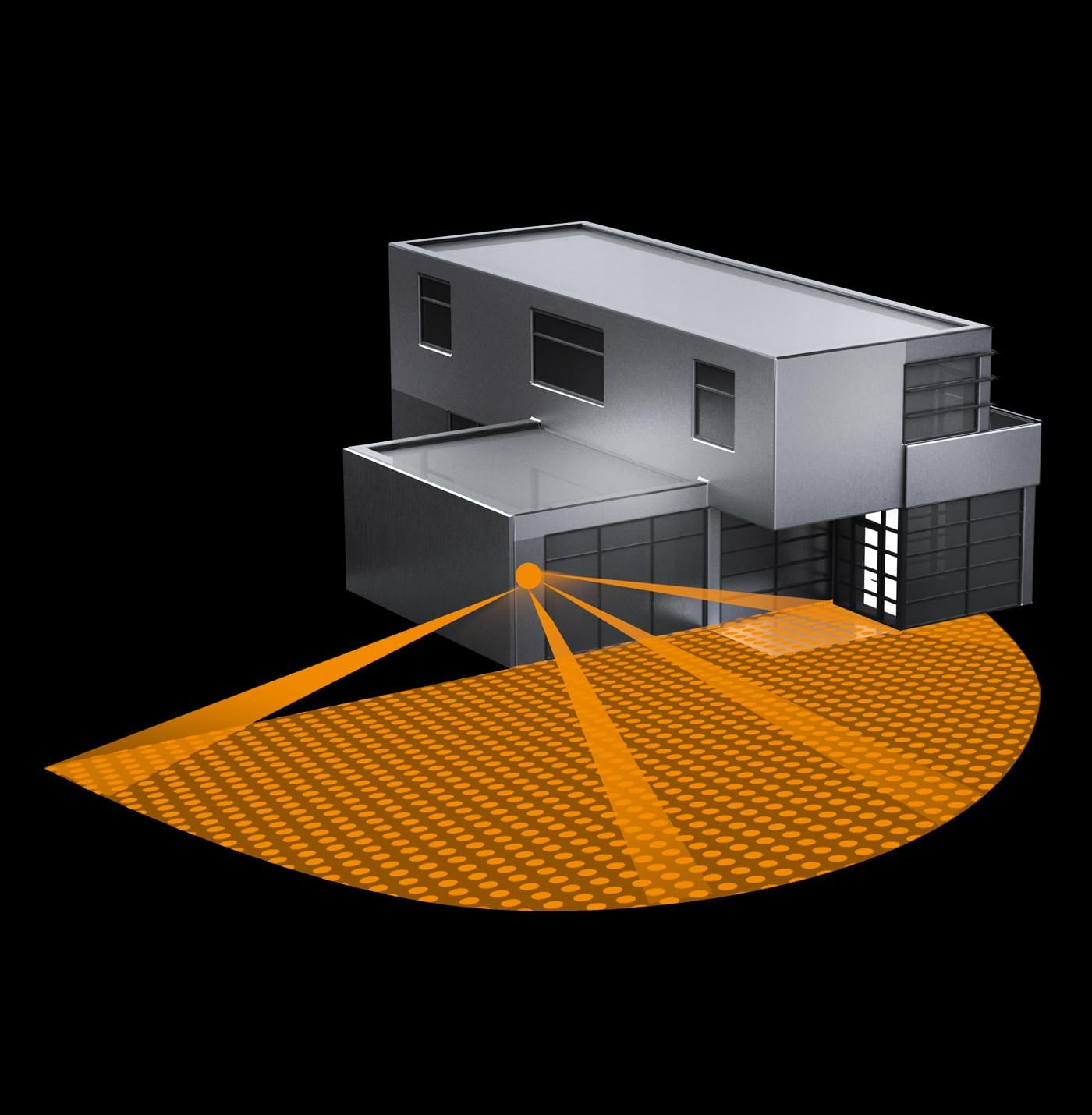 Steinel Is 2180 ECO Motion Detector, Anthracite, 180&deg;/12 M PIR Sensor, 350 W LED Switching Load, Wall Sensor, Anti-Creep Protection - Black image number 3