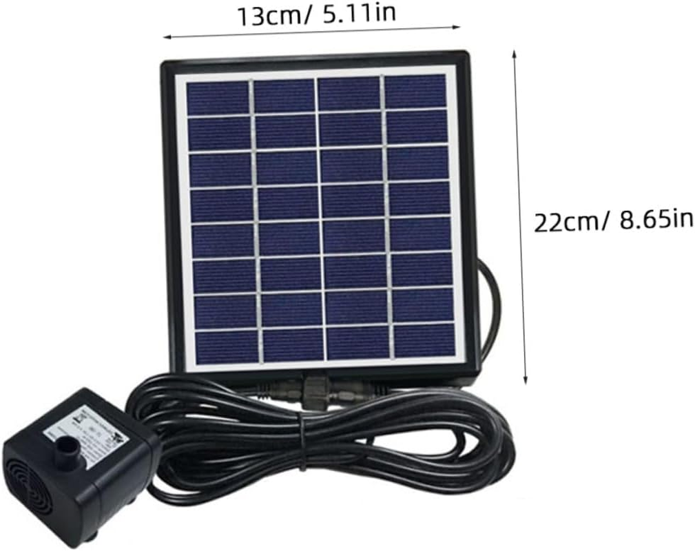 Solar Floating Fountain Pump Solar-Powered Garden Aerator for Outdoor Fish Tank Water Circulation Water Fountain for Bird Bath and Small Pools image number 3