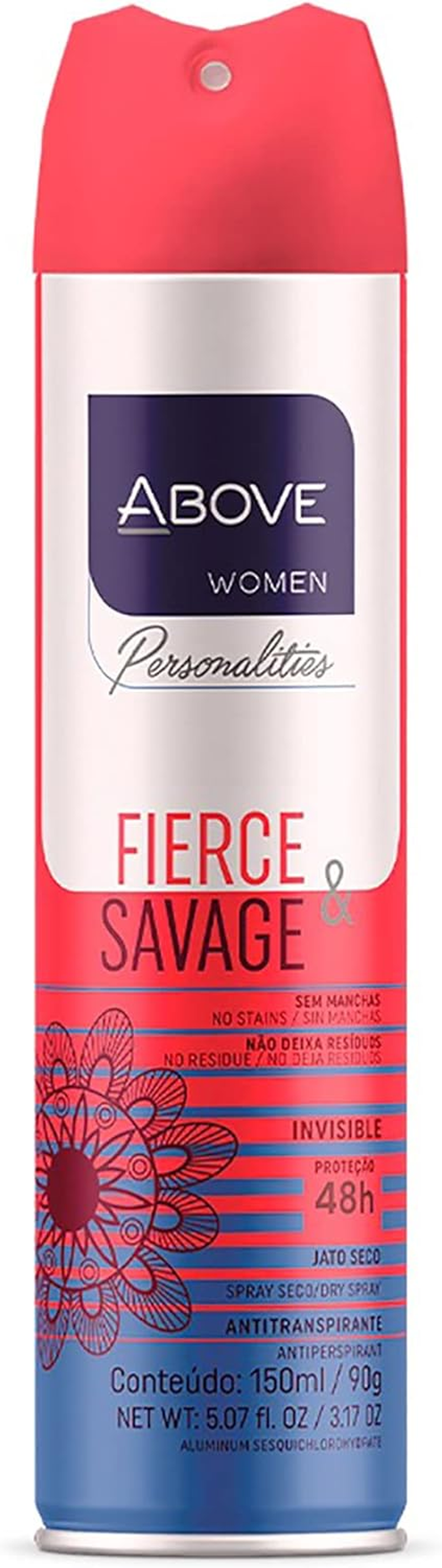 Above 48 Hours Personalities Antiperspirant Deodorant - Fierce and Savage for Women 3.17 Oz Deodorant Spray image number 5