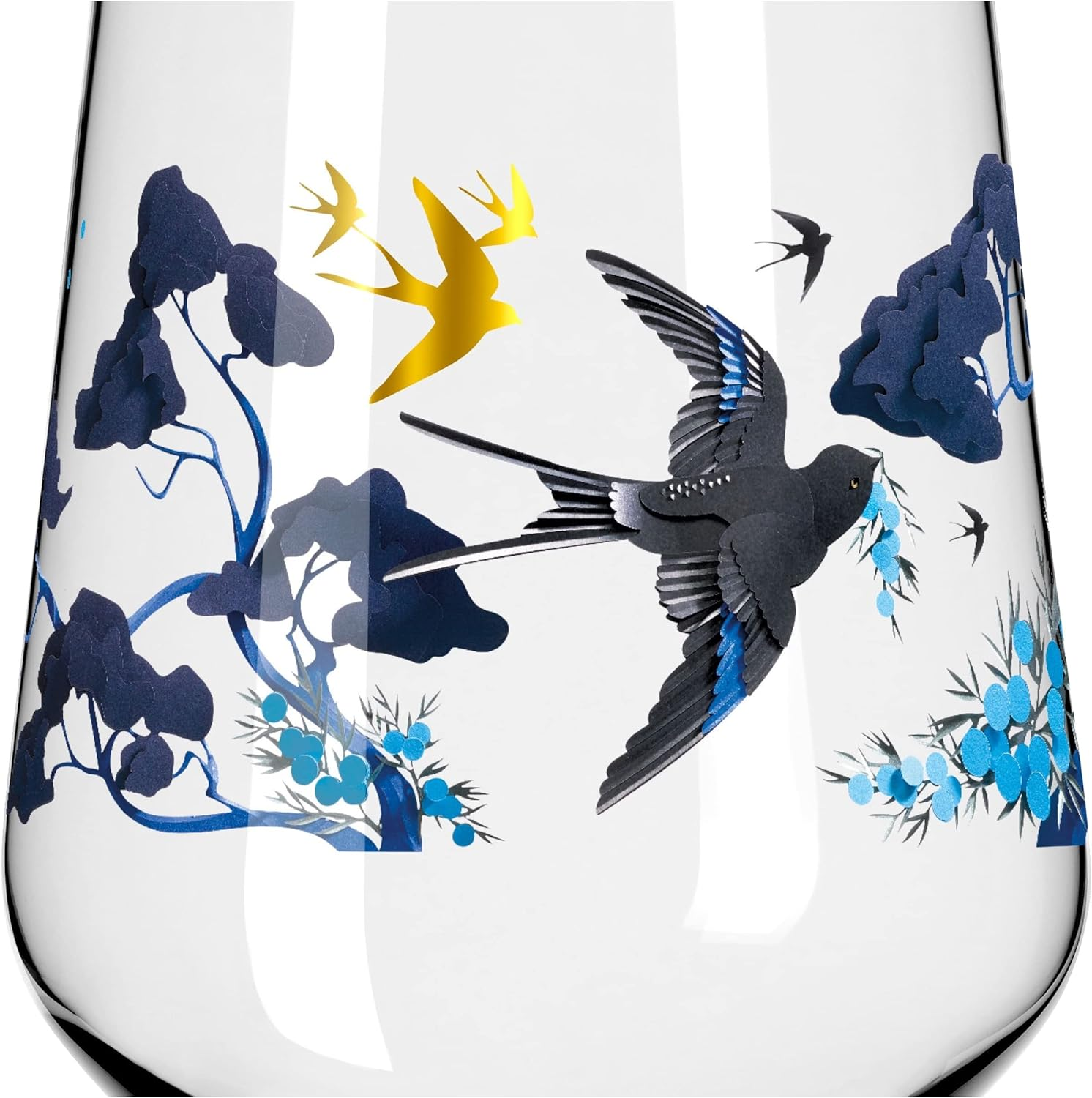 RITZENHOFF Botanic Glamour No. 1 3801002 Gin Glass Set of 2 Tumblers with Paper Worlds 700 Ml Made in Germany image number 3