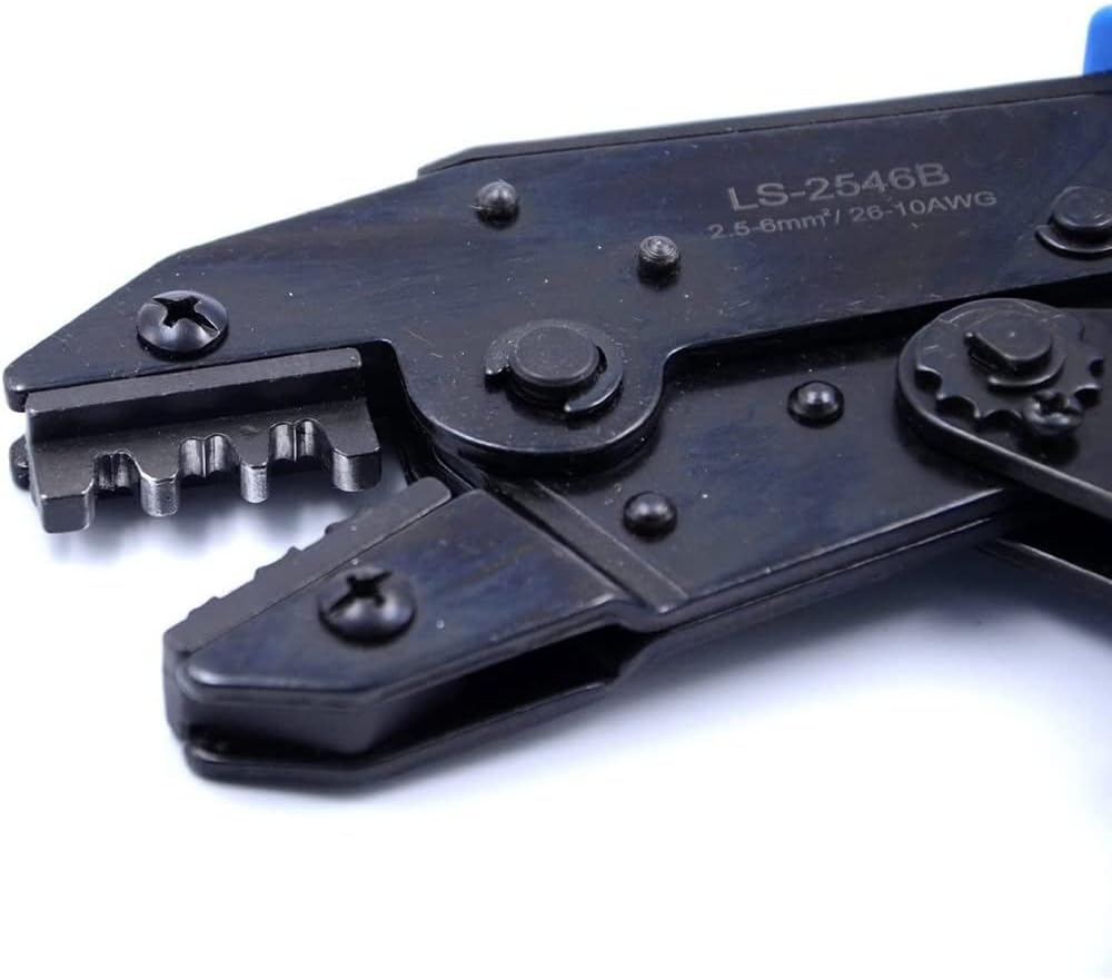 ZONADA Crimping Tool Pliers for MC Style for Solar Panel Cable Connectors Size 2.5/4/6Mm2 High Carbon Steel Crimper Adjustable Strength Force Releasable When Holding DIY Blue