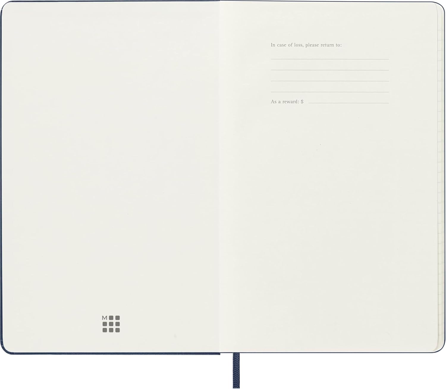 Moleskine - 2025-26 - 18 Month Weekly Notebook Diary - Hard Cover - Large - Sapphire Blue