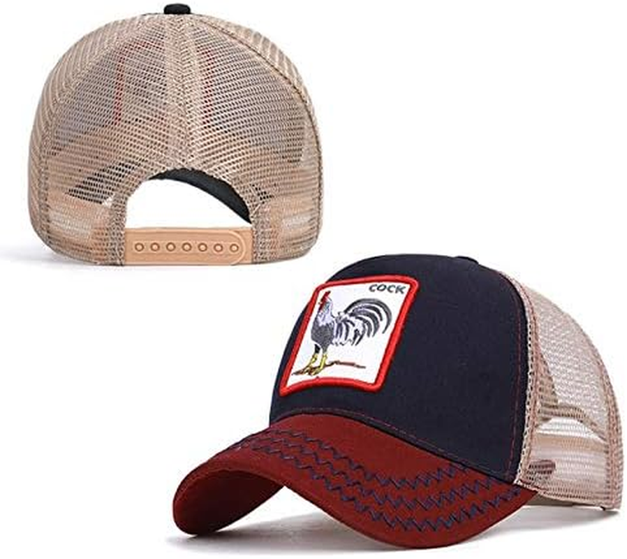 QOHNK Baseball Cap Fashion Unisex Mesh Cap Animal Baseball Hats Men Women Commuting Outdoor Travel Hats - A image number 2