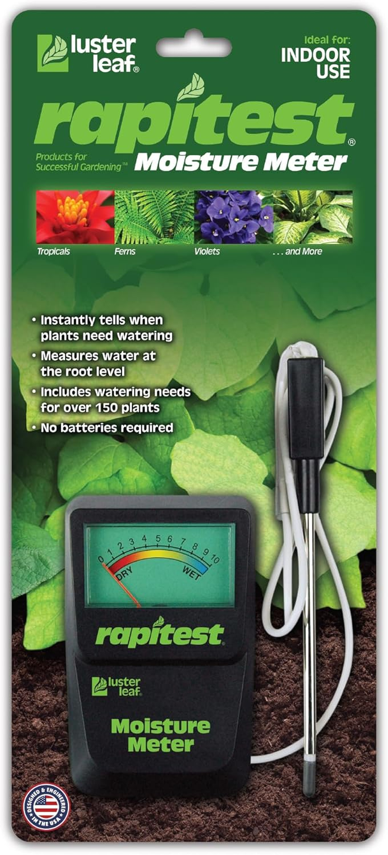 Luster Leaf 1820 Rapitest Soil Moisture Meter image number 1