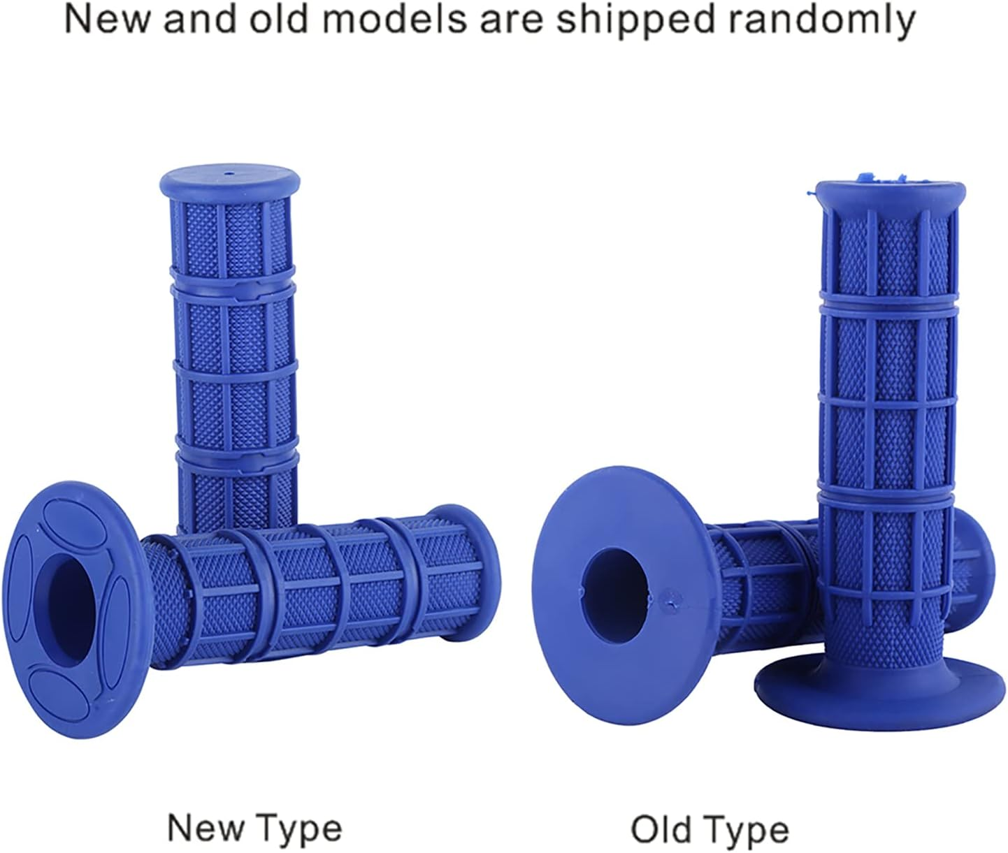 'Klanata Silicone Motorcycle Grips, 22Mm 7/8'' Scooter Grips Handlebar Hand Grips with 4 Colors Dirt Bike Grips for Most Motorcycle, Dirt Bike, Pit Bike Handlebar, 1 Pair' - Red image number 6