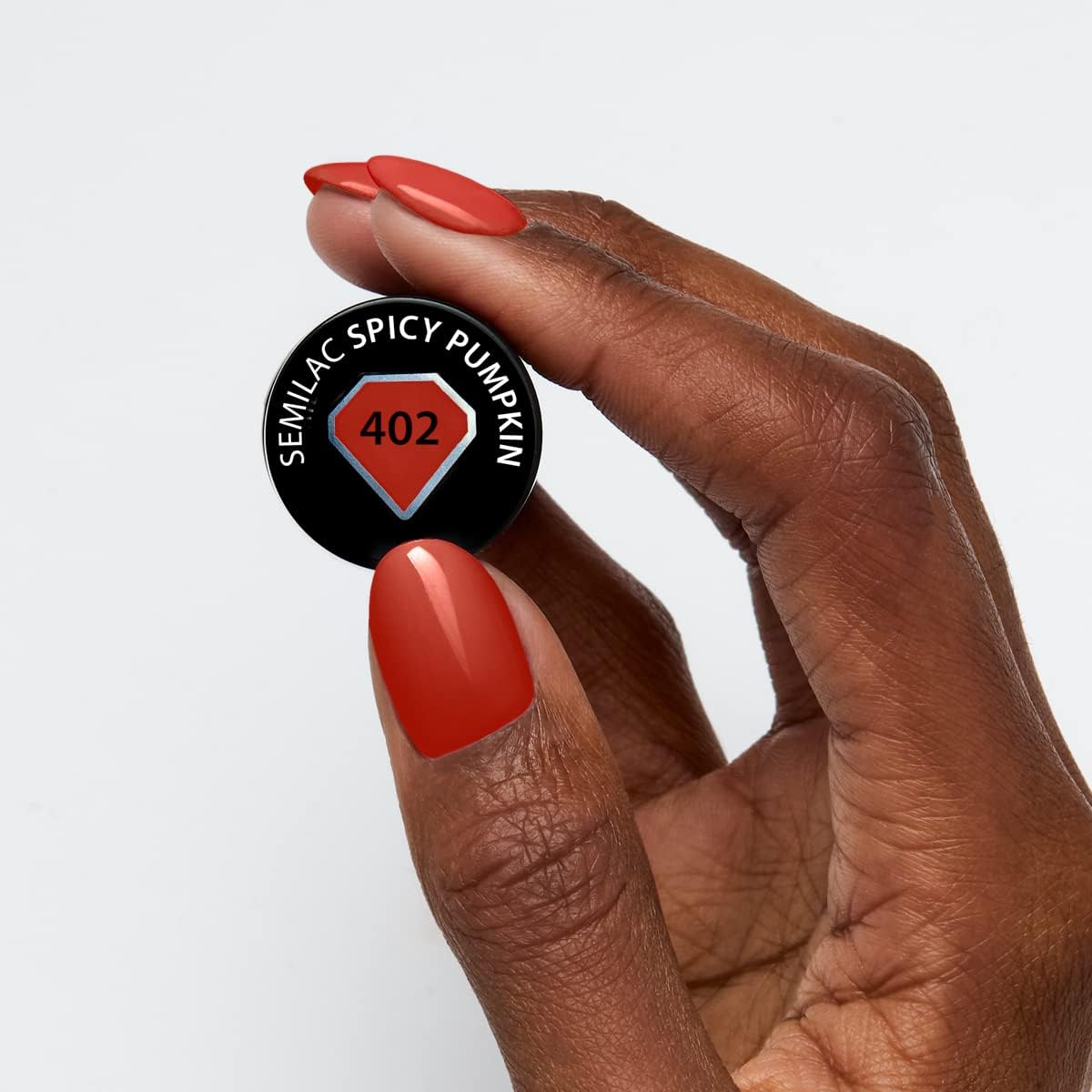 Semilac Tastes of Fall Collection UV Nail Polish Hybrid 402 Spicy Pumpkin 7 Ml