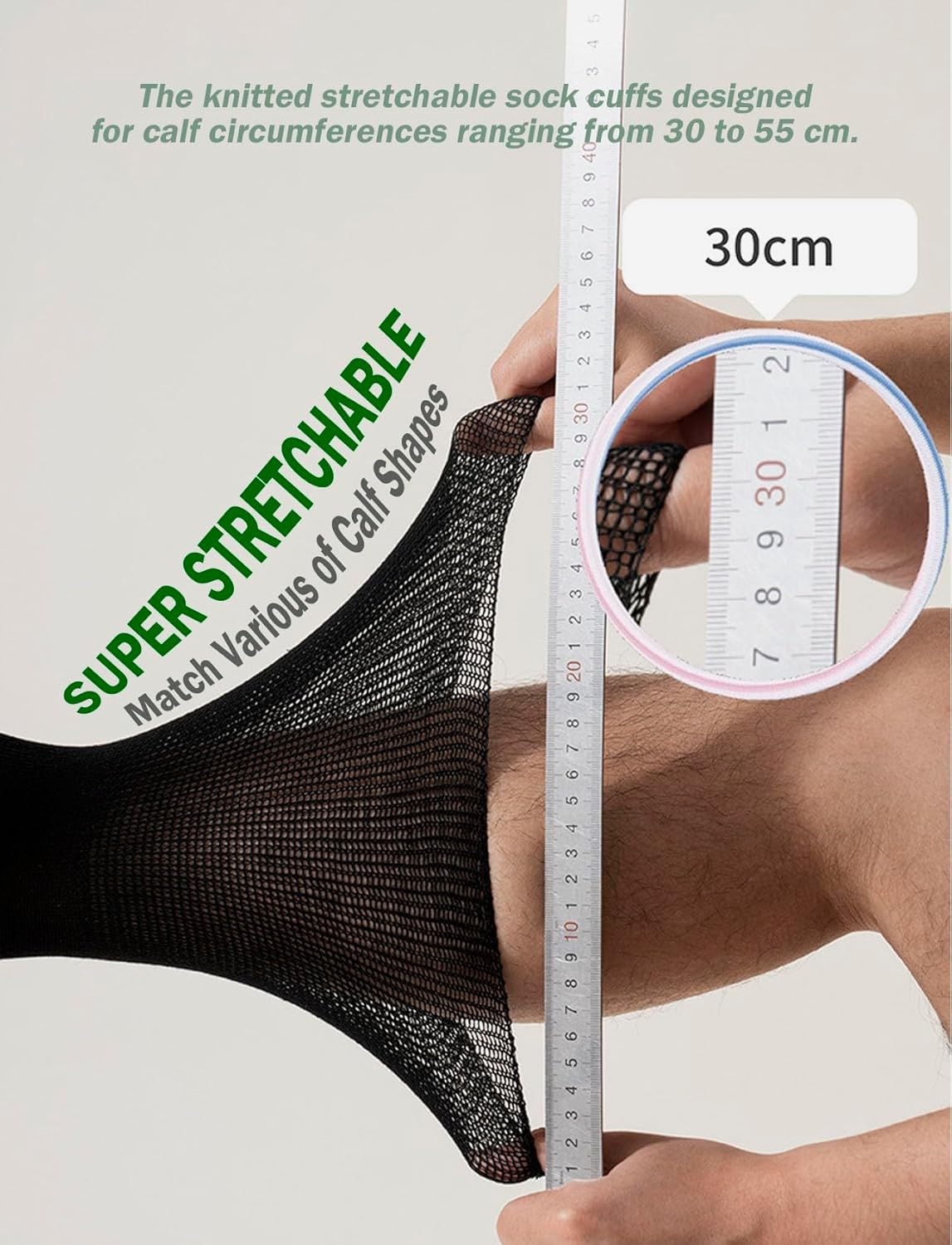 Rolxmed Bamboo Socks Natural Fiber Mositure Wicking Breathable for Casual/Business/Dress/Diabetic Men Women [6Pairs, Size 7-11 ] - Grey_Crew image number 2