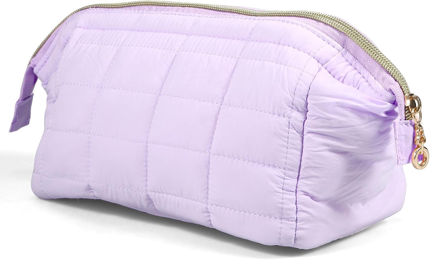 Makeup Bags, Large Capacity Travel Cosmetic Bag, Makeup Bags for Women, Lightweight Toiletry Travel Bag with 3 Inner Pockets, Travel Cosmetic Bags for Women Girls (Beige)