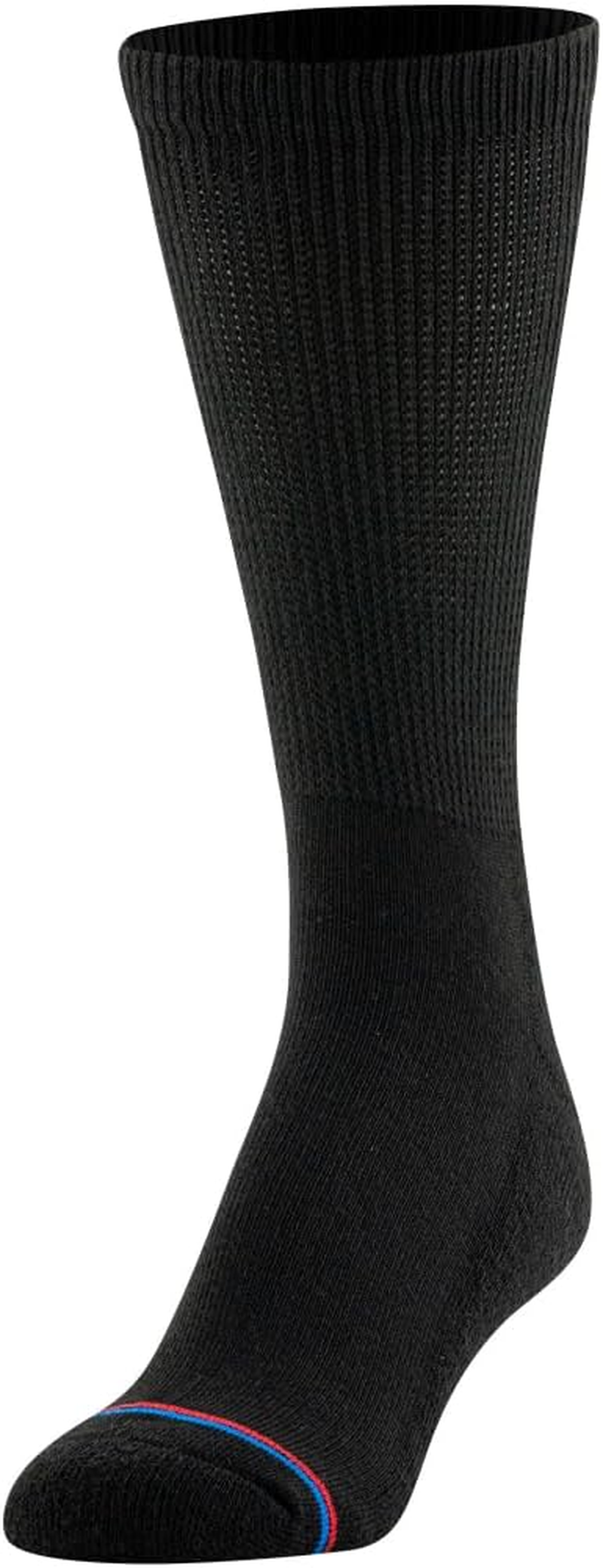 Medipeds Women&rsquo;S Extra Wide Non-Binding Top Crew Socks with COOLMAX Fiber, Multipairs image number 1