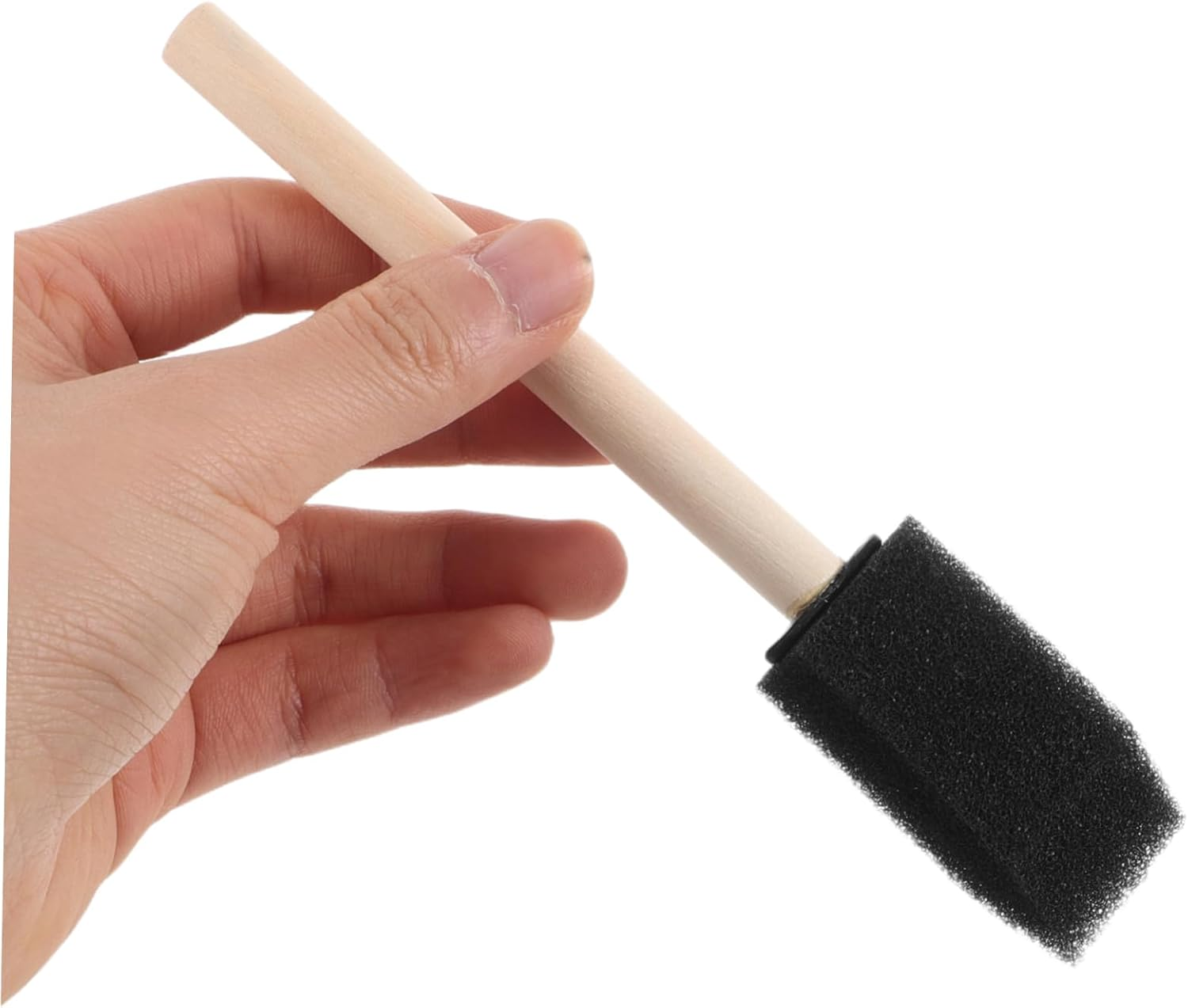 Iplusmile 4Pcs Air Outlet Brush Wooden Handle Soft Car Detailing Brush for Interior Dashboard Cleaning Automotive Detailer Tool image number 5