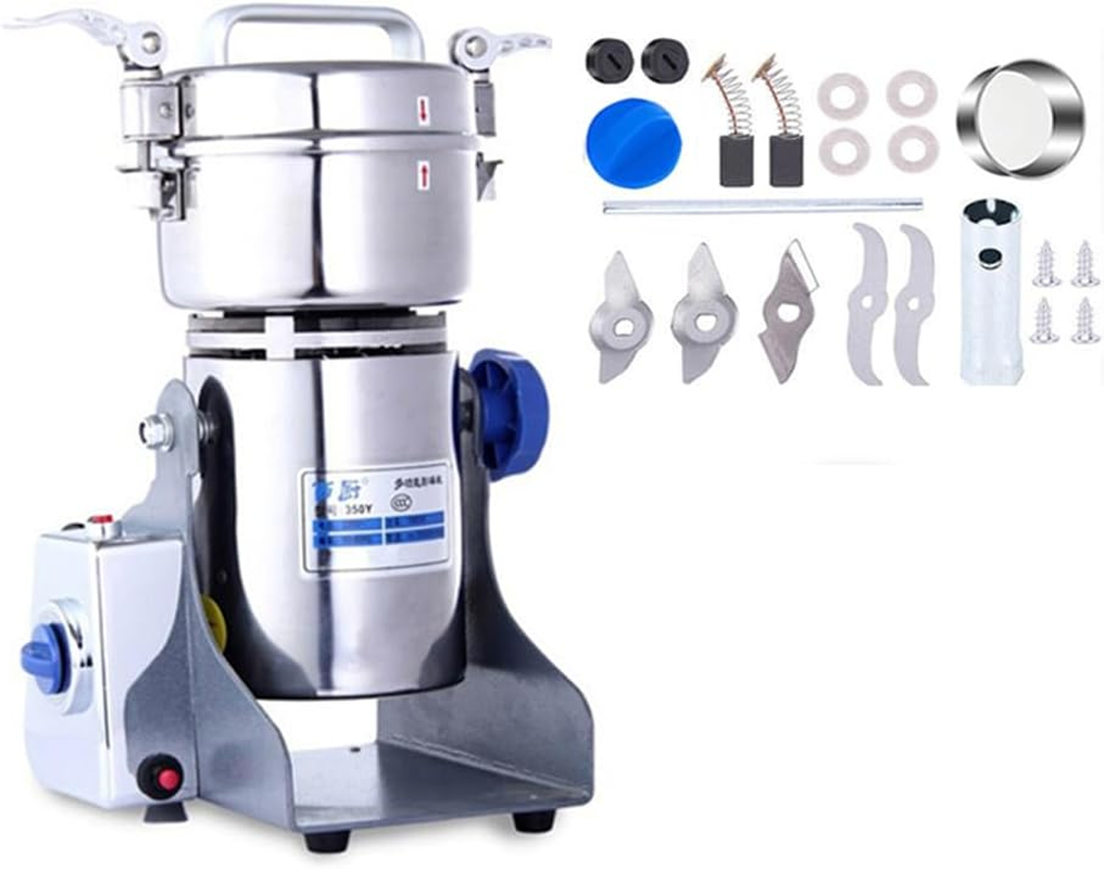 Electric Dry Food Grinder Machine Grains Spices Hebals Mill Cereal Grinding 800G image number 5