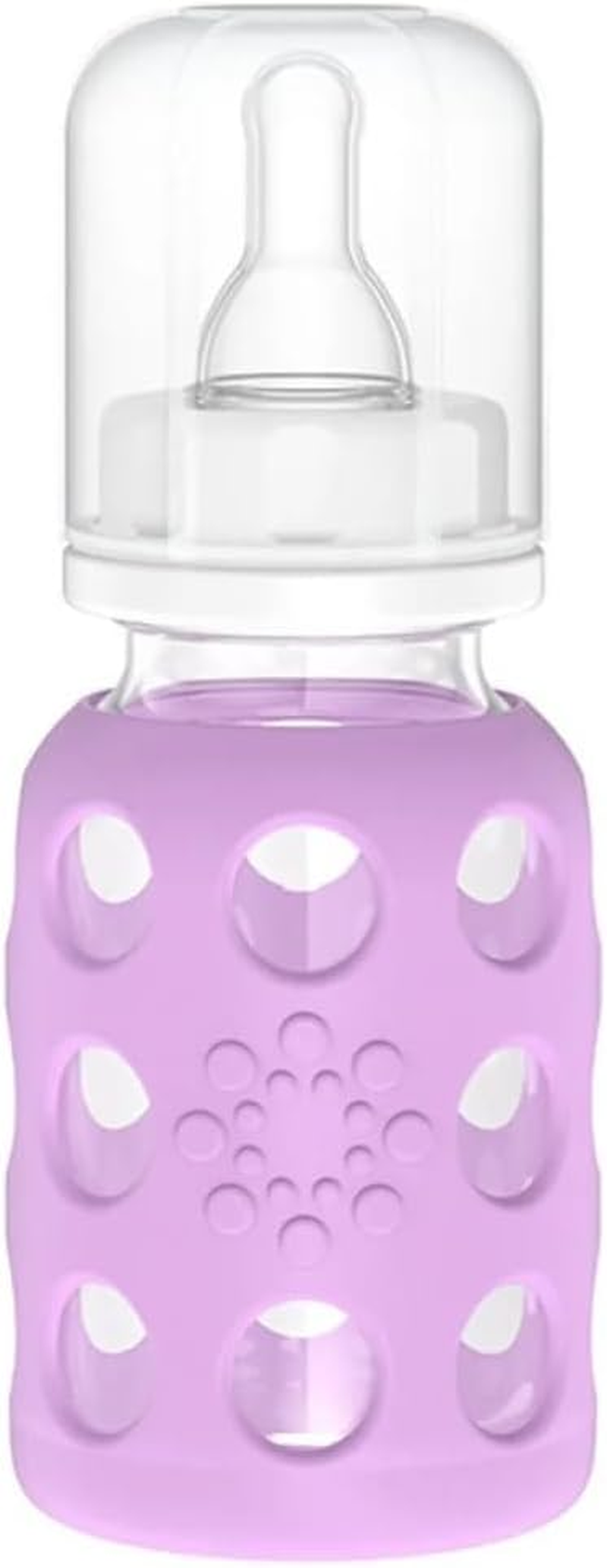 Lifefactory Lifefactory Glass Baby Bottle with Protective Silicone Sleeve, Papaya 265 Ml, , Papaya, , 265Ml, 290 Grams