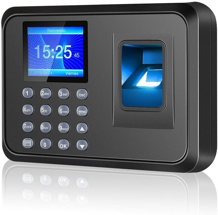 Biometric Fingerprint Password Attendance Machine Employee Check-In Time Clock image number 5