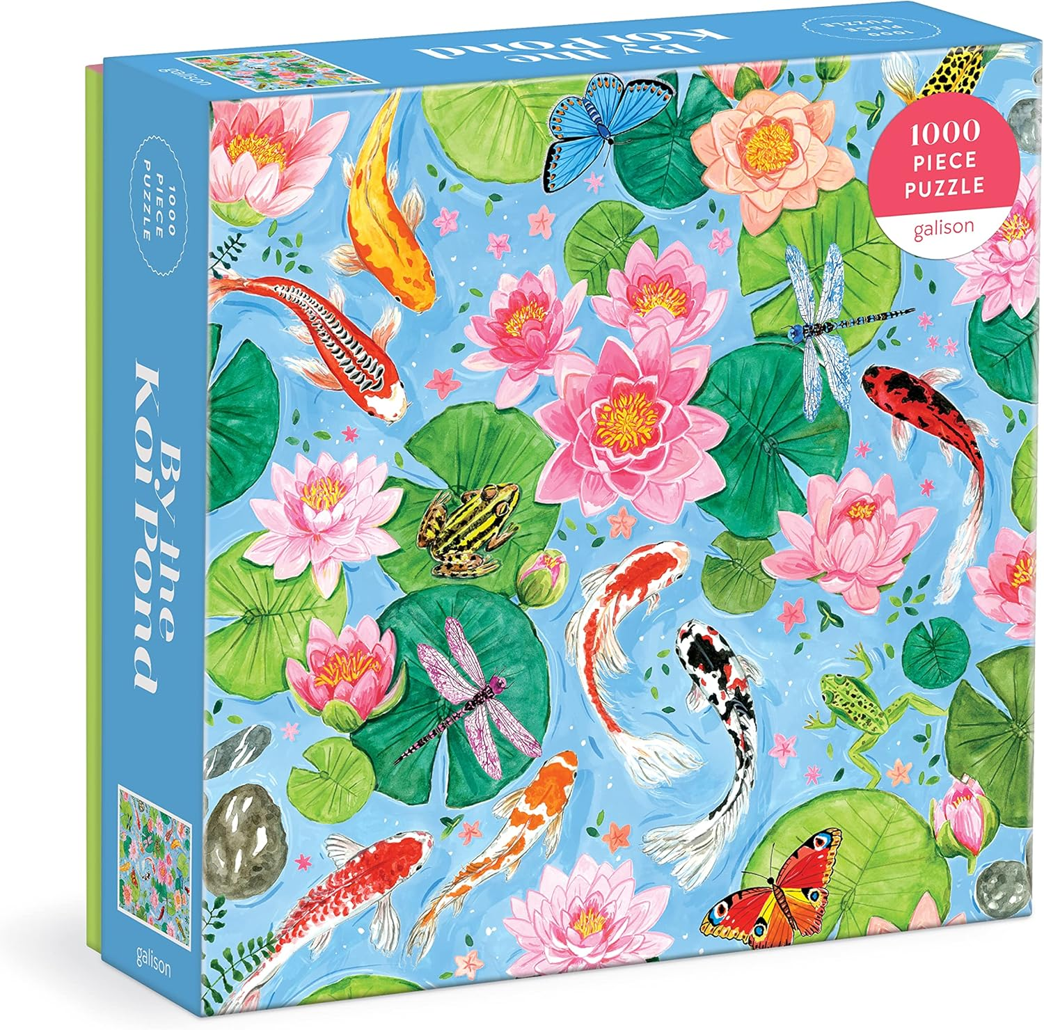 By the Koi Pond Puzzle in Square Box: 1000 Pieces image number 3