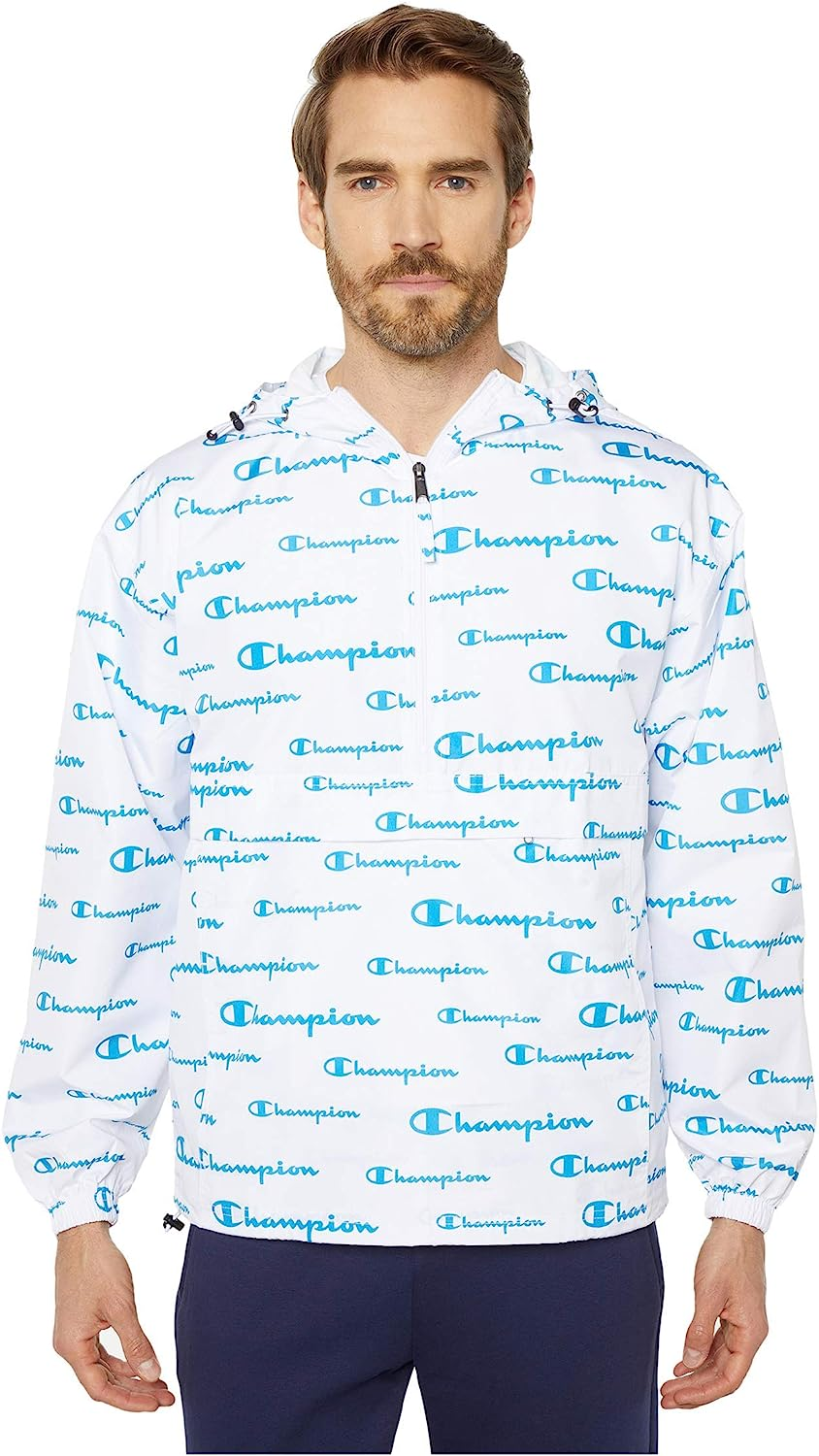 Champion Men'S Stadium Packable Jacket (Retired Colors), Solid