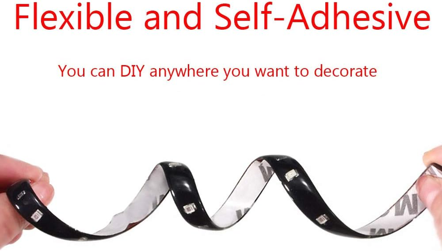 E Support Red 12V 15 Led 30Cm Car Flexible Waterproof Underbody Light Strip Pack of 4 - Purple image number 7