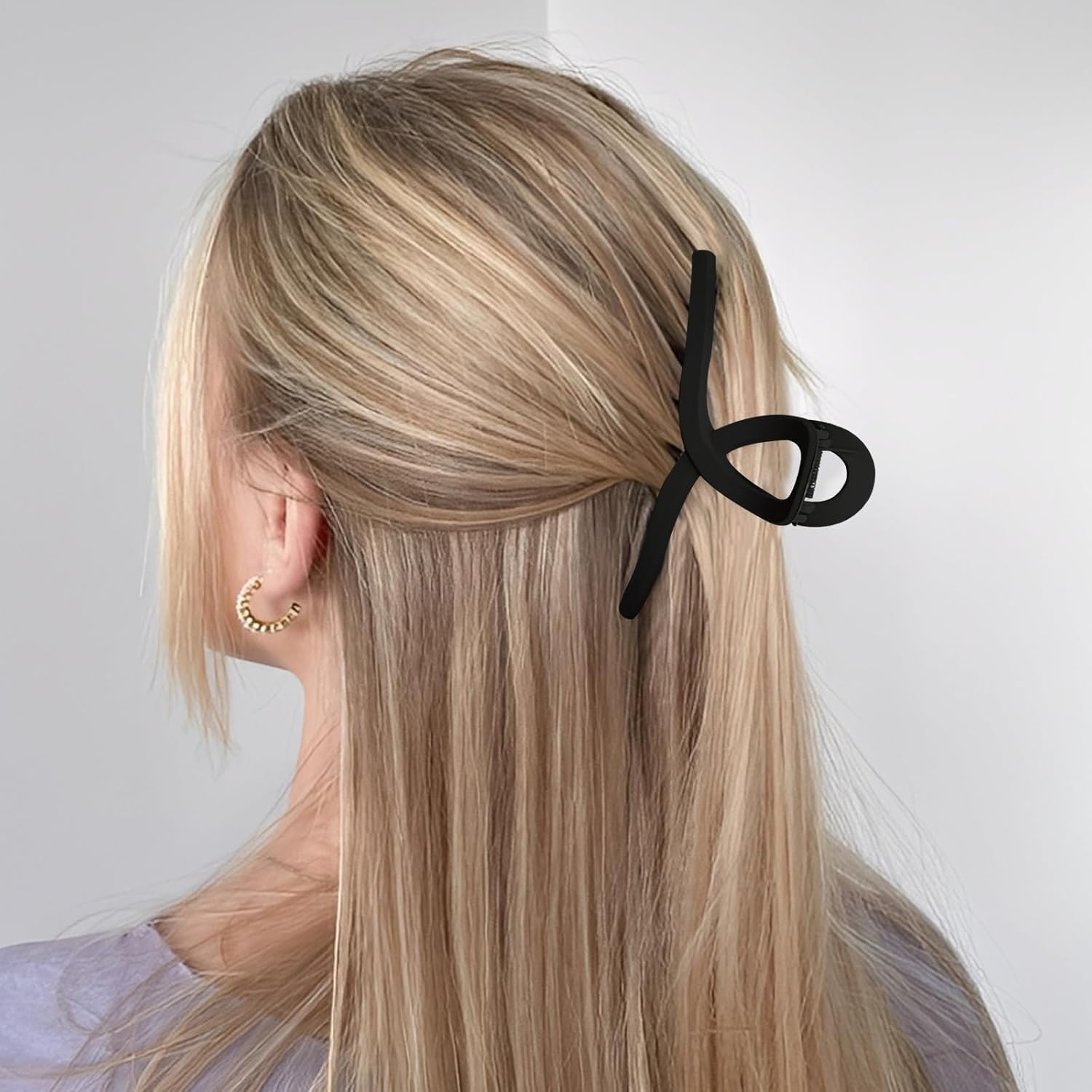 DBAILY Pack of 8 Hair Clips, 11 Cm Large Hair Clips for Long Thick Hair, Hair Styling Accessories for Women Girls, Eight Different Matte Colours