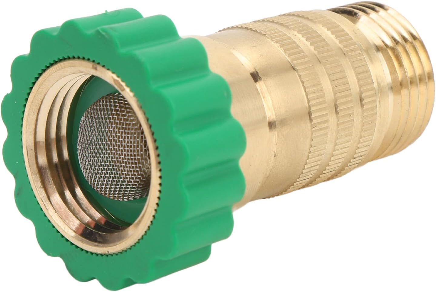 Haofy Inline RV Water Pressure Reducer 50-55 PSI Brass Regulator for Trailer, Enhanced Flow for Camping Vehicle