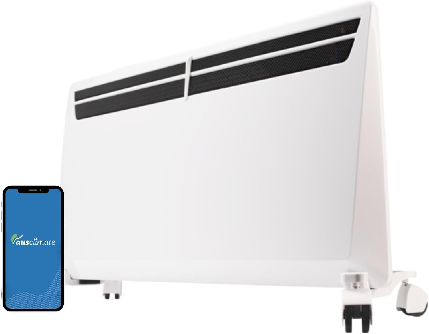 Ausclimate 2000W Smart Inverter Metal Panel Heater, Home Heater with 24-Hour Timer, Suitable for Medium-Sized Rooms up to 30M2, Compatible with Alexa and Google Home, White image number 6