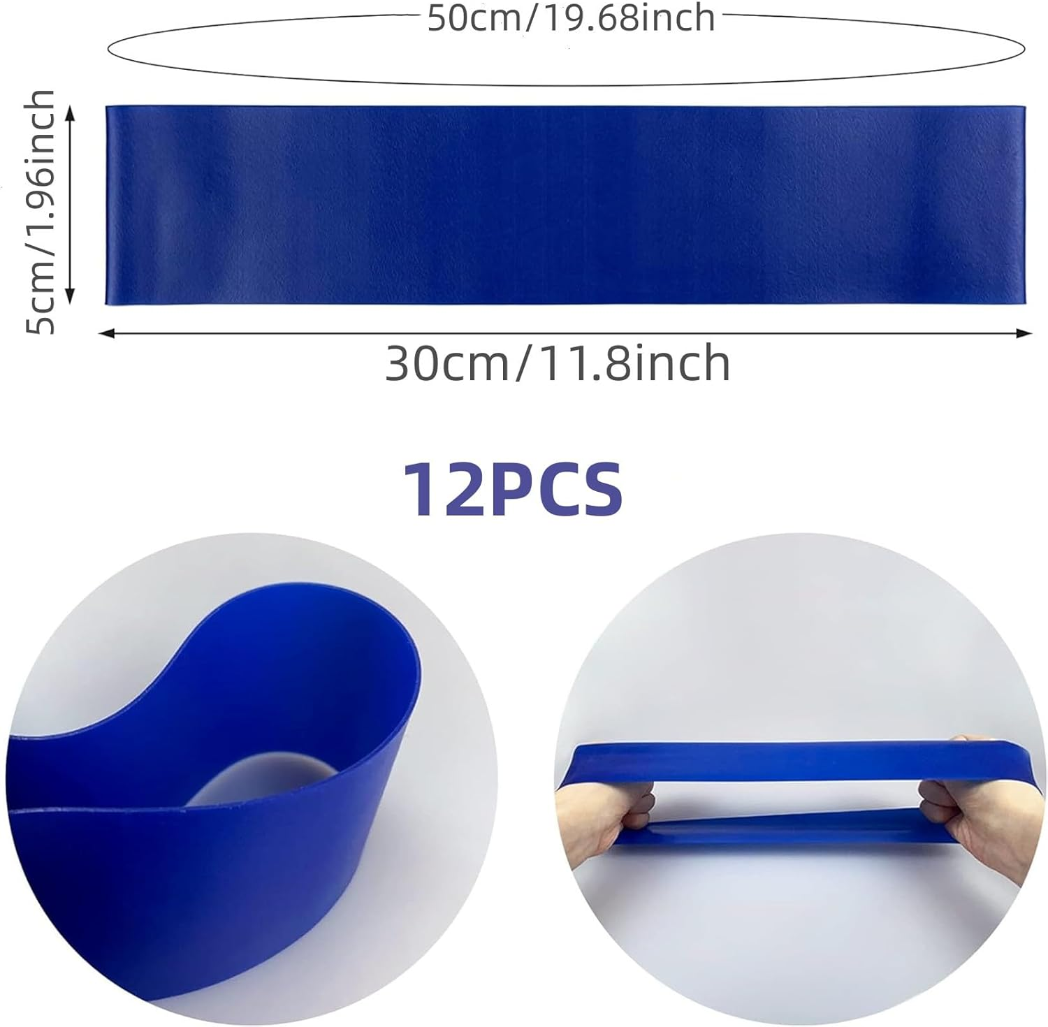 12PCS Chair Bouncy Bands for Kids with Fidgety Feet, Alternative Seating in Classrooms Office Home, Tool for Kids with Sensory ADHD ADD Autism and Sensory Needs, Exercise Workout Bands for Adult image number 4