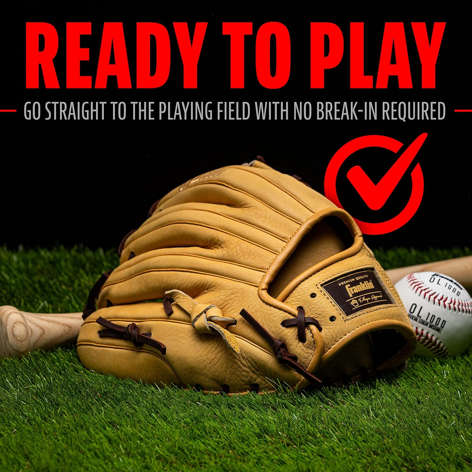 Franklin Sports CTZ5000 Baseball Fielding Gloves - Right Handed Gloves image number 4