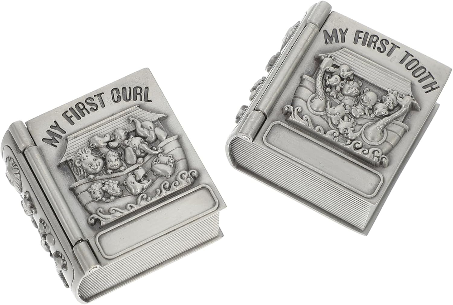 2Pcs Metal Tooth Boxes Boys and Girls Keepsake Teeth Cases for Girl Boy Keepsake image number 4