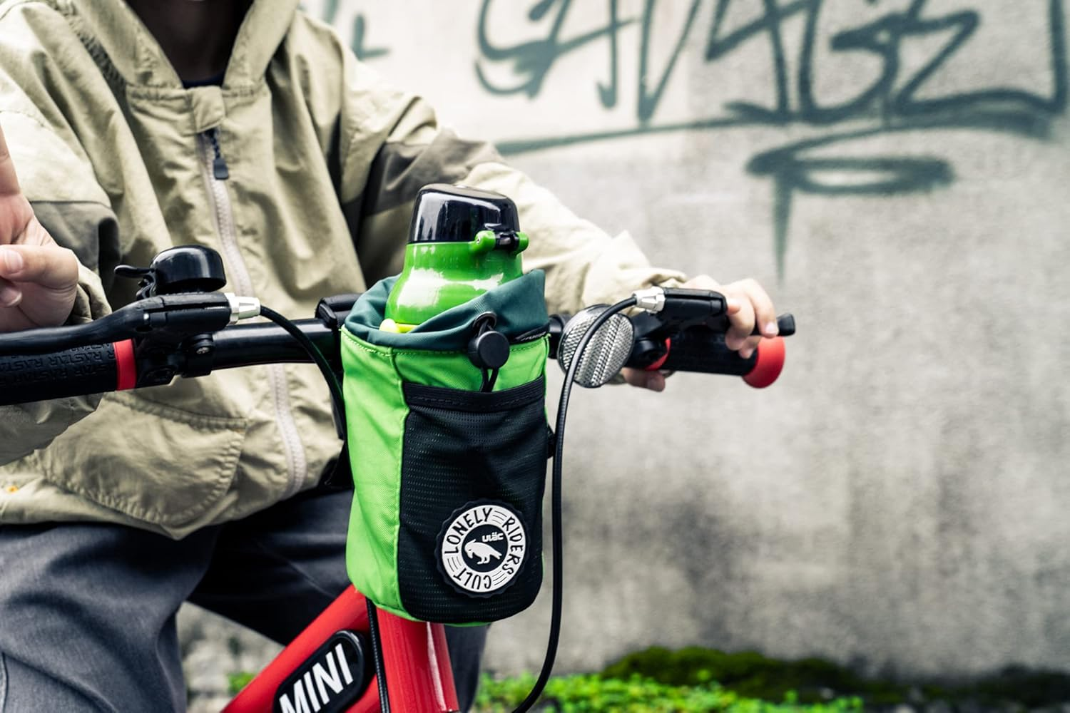 ULAC NEO Porter C-Hold Bike Feed Bag for Top Tube, Handlebar, Stem and Saddles (Navy-Orange) image number 2