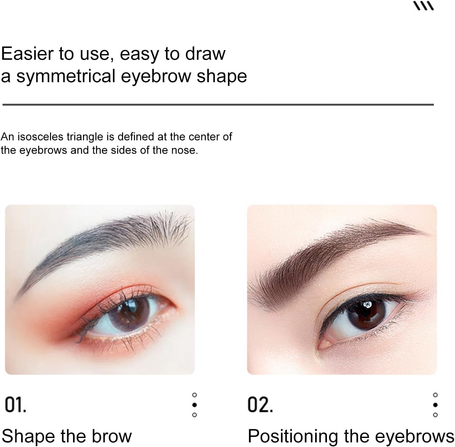 Shurzzesj Eyebrow Mapping Tool | Accurate Eyebrow Shaper Tool Positioning Ruler | Sturdy Brow Measuring Tool Eyebrow Positioning Tool for Drawing Eyebrows image number 5