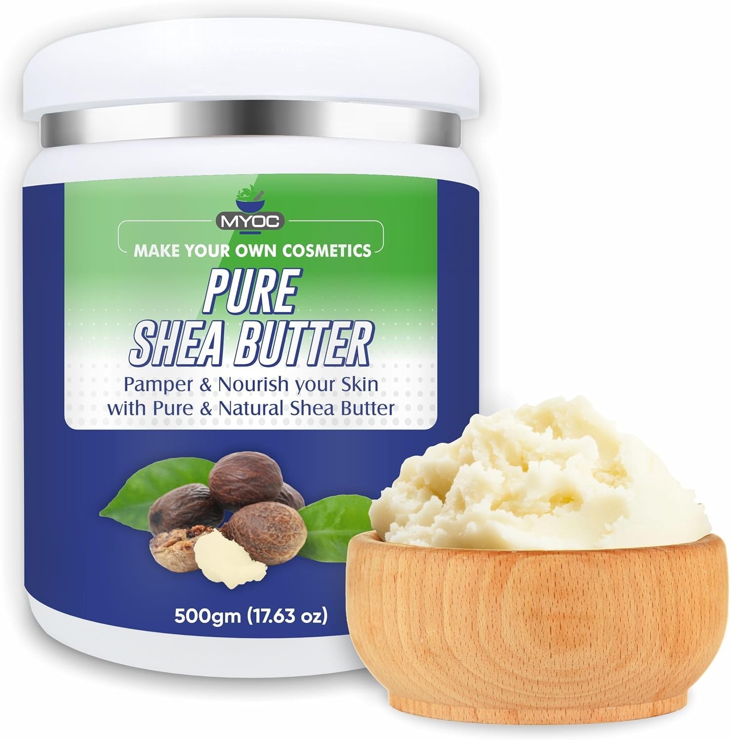 MYOC Cupuacu Butter &ndash; Natural Cosmetic Grade | Ideal for DIY Creams, Balms, Lotions, Soaps & Cosmetic Formulations | 200 G (7.05 Oz) image number 1