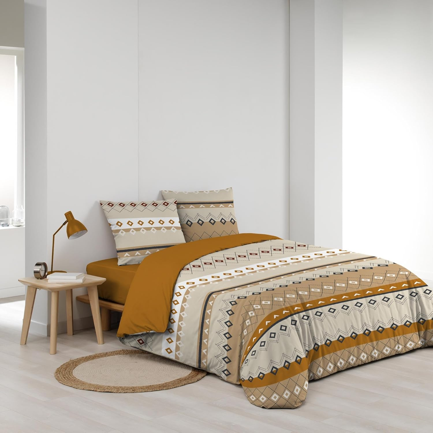 Douceur D'Int&eacute;rieur, 3-Piece Bedding Set (240 X 220 Cm) Xena, 100% Cotton image number 4