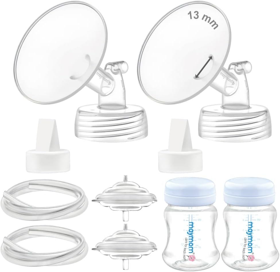 Maymom Pump Parts Compatible with Spectra S2 S1, 13Mm Flange Valve Tube Bottle Backflow Protector, Not Original Spectra S2 Replacement Pump Parts Duckbill Valve Bottle image number 5