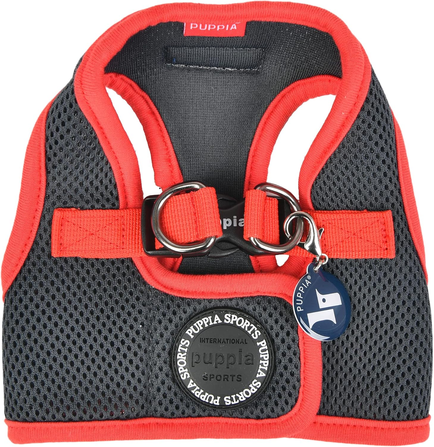 Puppia Soft Vest Harness B Ii Navy M Harness for Dogs - 70 G