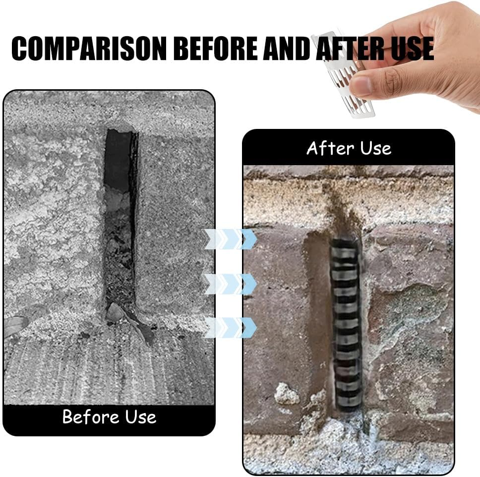 25 Pieces of Stainless Steel Brick Seepage Hole Covers, Protective Seepage Hole Inserts, Brick Drainage Hole Covers, and Brick Hole Fillers for Brick Walls image number 2