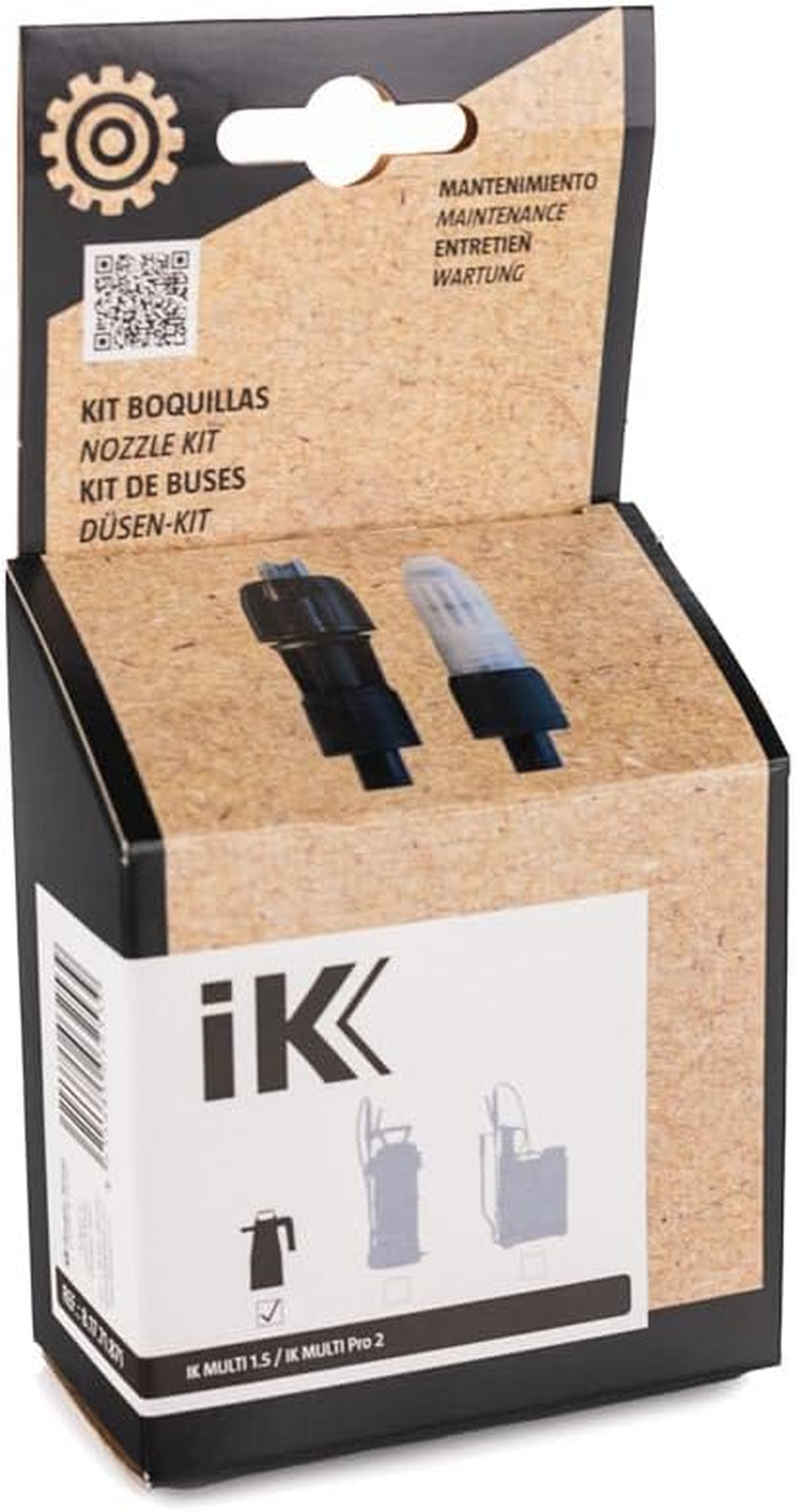 IK - Maintenance Nozzle Kit for Multi 1.5/Pro 2 Sprayers - M12/M18 Adapters Included - Improves Performance and Application - Complete Accessories - Made in Spain