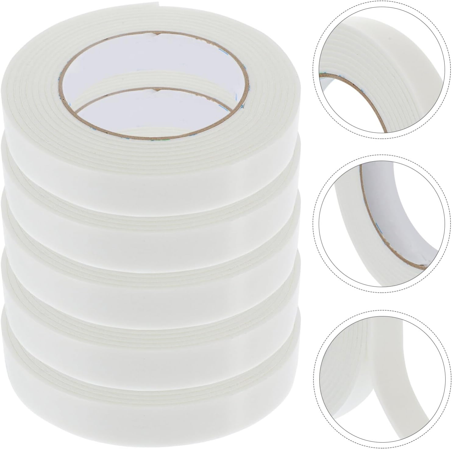 Healvian 10 Rolls Wood Edging Strips Edges Banding Strips Flexible Tape Trim for Furniture Restoration(3 Meters)