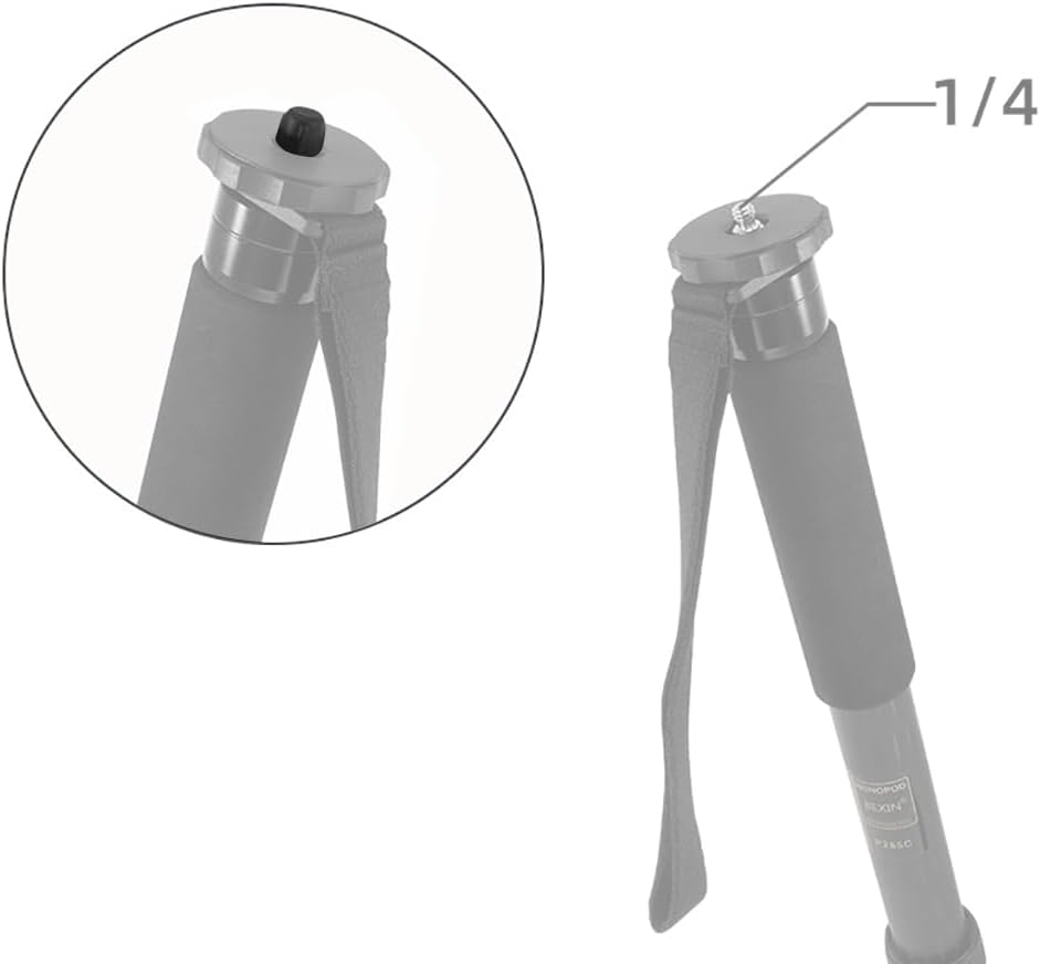 Novelgoal SLR Tripod 1/4 Screw Protective Cap Cover Bolt Nuts for DSLR Camera Tripod Monopod Quick Release Plate Screw Protector Photography Accessories (2 Pcs) image number 5