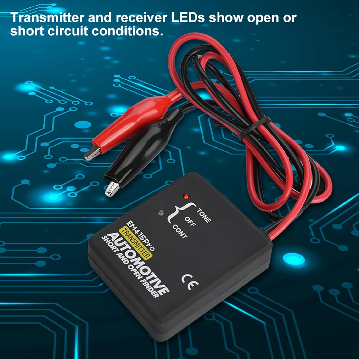 Zenithaur EM415PRO Wire Tracker, Automotive Short Circuit Finder Open Circuit Repair Tool DC 6 42V Cable Tester Car Repair Tool Christmas Treats, New Year'S Treats image number 4