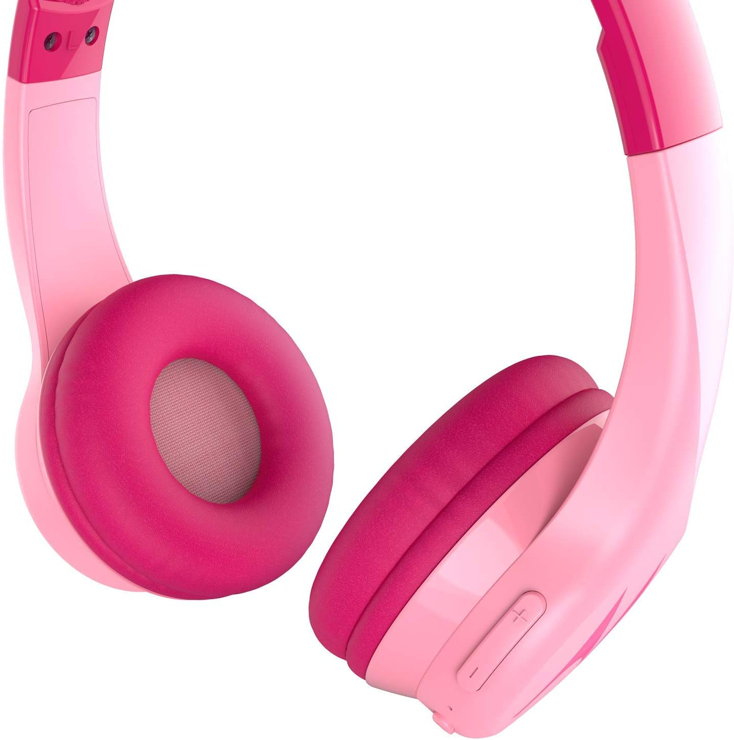 Motorola Squads 300 Wireless Kids Headphones with 15 Hours Play Time, Audio Splitter for Sharing and Anti-Allergic Cushion &ndash; Pink, SH056 image number 2