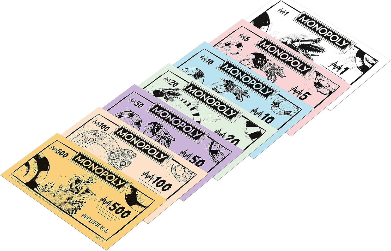 Monopoly Beetlejuice Board Game, This New Edition of Hasbro'S Classic Board Game Monopoly Is Perfect for 2&ndash;6 Players Aged 12 and Up image number 5