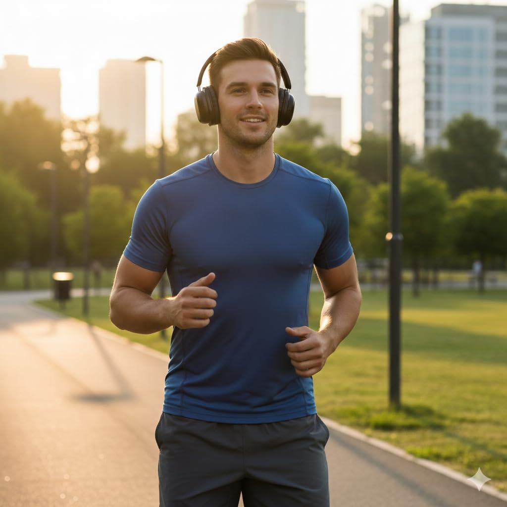 Bluetooth Headphones - Black/White, TF Card | Wireless Over-Ear Headset with TF Card Reader & Type-C Charging image number 5