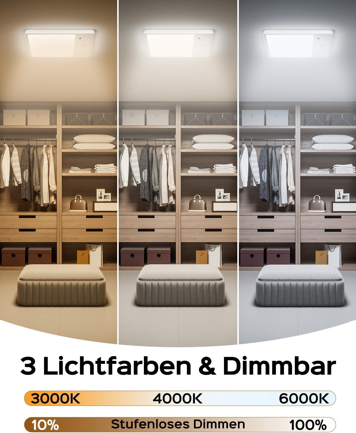 JACKYLED LED Battery Ceiling Light image number 5